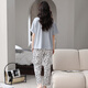 
Year of the Snake Year of the Year of the Pajamas Women's Pure Cotton Summer Short Sleeve Trousers Red Loose Outdoor Outdoor Cotton Set YSH-683 XL Code 120-140Jin [Jin equals 0.5 kg] Need to reserve shrinkage
