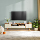 
Lin's home Nordic style small living room simple TV cabinet tea table combination set modern tea table PY1M