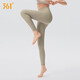 361 No size nude yoga pants for women high waist hip lifting fitness training shorts high elastic tight pilates pants