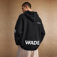 Li Ning Strickpullover Männer und Frauen, Winterwade-Serie Mode losen lockerer Pullover Kapuzenpullover gestrickt AMBT225 AMBT225-1 Schwarz M