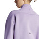 Adidas 2024 Spring and Automne Femme's New Half Halping Zipper Playlover Pull Lavender IS3899 M