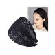 White hair covering artifact, breathable lace headband, covering white hair, wide-brimmed hair clip, wide headband, widening and versatile, black