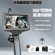 Gugao Lusen 360-degree turning endoscope HD camera dual lens industrial pipeline inspection car maintenance GL-500M new HD lens 6mm + snake tube 1 meter