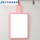 Desktop hanging dual-purpose mirror can be hung towel bathroom makeup mirror bathroom wall hanging small mirror yellow blue small mirror 14135cm plastic