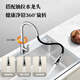 Songpai Kitchen Sink 304 Stainless Steel Sink Double-Enhanced Large Single Tank Sink Basin Vegetable Basin Under-Counter Basin Dish Tank Left Drain Sink + Pull Faucet 680*450mm