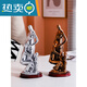 
Family of four ornaments for the 10th anniversary wedding anniversary gift for wife, husband and couple newlyweds decoration 15935 silver + lettering provided + boy (family