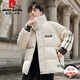 Pierre cardin down jacket men's jacket men's winter new casual winter corduroy men's goose cold-proof thickened warm clothes 138202 khaki XL (recommended 130-150Jin [Jin equals 0.5 kg])