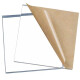 Sakura bamboo brotes de placa acrílica transparente placa hecha a mano Plexiglass Processing plástico Tablero de plástico Grabado de curva en caliente Producción Transparente 11730