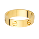 Cartier (Cartier) ring, same style for men and women, LOVE wedding 5.5 mm wide pair of rings, wedding ring, pre-sale Chinese Valentine's Day gift B4084600 18K gold 46
