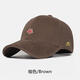 Scissors Four Seasons MOOSE New Men's and Women's Baseball Caps Sun Protection Shade Casual Peaked Cap Outdoor Sports Fashion Simple Brown