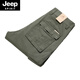 JEEP SPIRIT工装裤男士宽松直筒秋冬季厚款户外多口袋春秋休闲裤2025新款 黑色9923 厚款 30 腰围2尺3