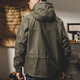 Jeanswest American retro workwear jacket for men spring and autumn 2025 new loose trendy urban outdoor functional jacket for men military green 2XL suitable for 150-170Jin Jin equals 0.5 kg