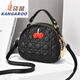 Canguro mini bolso de la moda para mujer bolso de hombro para mujeres bolso de cuerpo de mujer Bolso gato cabeza blanca