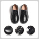 Aokang children's shoes boys leather shoes black soft bottom performance shoes spring and autumn new children's British style leather performance
