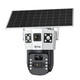 Joan 4G Solarkamera Outdoor lebenslanger Aufladungsverkehr ohne Internet-Plug-in Mobile Fernbedienungsmonitor für heimische Nutzung von 360 Grad ohne blinde Flecken mit Panoramabild-Nachtsicht