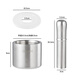 Baijie garlic pounder garlic mashed jar manual garlic press garlic mortar pound 304 stainless steel grinder liter grinder liter