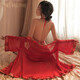 2024 neuer sexy Pyjama für Frauen mit Schritt offener Schritt vermeidet die Versuchung neuer Bräute im chinesischen Stil der Brautkammer, Cheongsam für Erwachsene Jiangnan Yunyu Meili Lady 9214