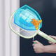 
Kangming KM-3888/3882A/3887 rechargeable electric mosquito swatter mosquito killing lamp two-in-one detachable lithium battery household use white KM-3888