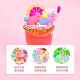Suixue Guka Set Hairpin Wind Chime Guka Cream Glue Full Set Children's Handmade Diy Making Material Pack Girl Ice Cream Storage Box [Brand New 753 Set] Hairpin Hanger