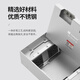 洛蒙特（Lomant）超薄嵌入式 不锈钢地插纯平隐形隐藏式五孔插座木地板大理石地面 四位五孔