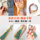 Beautifully made Tibetan-style hand-rolled cotton thread cultural toy bracelets Xingyue Bodhi special five-color wear-resistant non-elastic braided beaded rope Qingju 1 roll 1mm30m