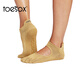 Toesox yoga socks toes socks non-slip Pilates dance non-slip particle sports socks toesox Bellarina gray black S (34~38 size)