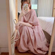 Yanting Eagle maternity dress summer long skirt Korean style European and American style summer hot mom fashion maternity dress women pink XL