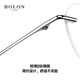 Tyrannosaurus (BOLON) myopia glasses titanium frameless optical frame for women, elegant and exquisite, boys, sexy frame for BT1590, cat-eye gold BT1592B60, Zeiss 1.74, Zeli Diamond Cube Anti-Blue Light PLUS Platinum Film