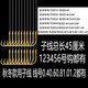 Ichthyosaurus God of War Fishing Hook Gold Sleeves Tied Set Composition Sub-line Double Hook Handmade Fishing Line Official Hook Wild Fishing Gold Sleeves with Thorns 10 Pairs No. 2 Hook
