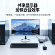 
Green HDMI2.0 KVM switcher video screen cutting, two in and one out 4K/60Hz shared USB printer keyboard and mouse computer connected to TV monitor split screen 50744