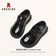 ABC KIDS boys' leather shoes shiny campus big children British style children's performance shoes 3028AX black 28