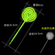 Glowing rotating fluorescent lollipop windmill children's toys luminous fluorescent stick street stall kindergarten sharing gift 1 fairy stick