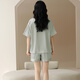 
Modal high-end ice silk pajamas for women in summer short-sleeved 2025 new large-size thin casual summer wearable suit 09M16805 M
