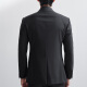 Announcement Bird Suit Men's Clothing (Single Top) [Same Style for Zhang Ruoyun/First Set in Life] Business Suit Black (Single Top) 50 A (180/100)
