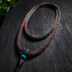 Muju high-end hand-woven pendant lanyard knot rope jade pendant jade halter rope men and women wear-resistant thick rope necklace None