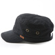 Chapeau Siggi printemps et d'été du chapeau plat en plein air du chapeau de baseball masculin chapeau soleil grand circonférence à la tête noire 61-63
