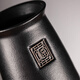 Craftsman's Preface Tea Ceremony Six Gentlemen Ceramic Tea Cylinder Ebony Sauce Tea Needle Teaspoon Pot Pen Tea Clip Tea Accessories Tea Pet <Fang Fu> Tea Ceremony Barrel - Single Barrel