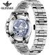 Oupinke (Oupinke) Switzerland Certified Famoso Watch Top Diez marcas de relojes Ghost Ghost para hombres Totos mecánicos totalmente automáticos Relojes de hombres impermeables luminoso