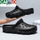Katile Crocodile Hole Chaussures Sandales de plage pour hommes Grands pantoufles de grande taille Sandales 48 Grand Taille 49 Couple Chaussures de jardin Taille 50 Dyh9859 Bleu foncé 42