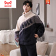 Catman (Miiow) Nouveau pyjama d'automne et d'hiver pour le velours corallien pour hommes plus velours épaissis des vêtements de flanelle de grande taille de grande taille pour hommes (PM) 9901 Velvets pour hommes (taille 170L) Hauteur recommandée 170, poids 100-12
