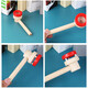 Yuanqi Children's Fun Wooden Ball Ball Ball Training Training Langage Development Resilient Rehabilitation Children's Suspending Ball Ball Oral Training Disvice Macaron Ball Ball Green (avec 2 balles)