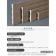 XMSJPVC resin flat skirting board anchoring board waterproof wall footprint 6cm living room decorative strip 10 cm edge seal strip 1048 black gold dragon 1 3 meters 100mm3m