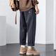 Foss Phil Pantalon décontracté pour les hommes en automne et hiver en libre tendance à la mode en plein air pantalon pantalon de coton droit américain High Street pour hommes MGSS-1098 Military Green L (recommandé 125-145jin [Jin est égal à 0,5 kg]))