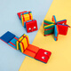 Crazy Seven Kinder Puzzle Nostalgie Klassische Holzaugen Illusion Flipboard Spielzeug traditionelle Handbuch Magic Performance Building Blocks Flipboard -Spielzeug + Pinguin Grün alle Größen