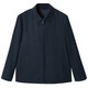 Jinlilai Jacke Jacke Herren Frühling [Maschinenwaschwolle] Warm Executive Revers Reach Business Commuter Jacke Marine Blue-95 L