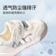 Shepherd boy toddler shoes for summer breathable single net baby shoes for boys and baby shoes soft sole non-slip bread shoes for women cherry powder 18

