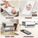 
FORSUNNY crib with diaper table can be spliced ​​with large bed baby shaker newborn movable multi-function sleep coaxing tool Folding bed-diaper table + coconut brown mattress + mosquito net
