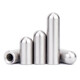 Jinchao 304 stainless steel internal thread round head cylindrical pin hollow pin with hole pin positioning pin M4M5M6M8M10M12 6*12*M4 (5 pieces)