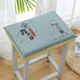 Yingzhu'er student seat cushion, removable and washable soft butt pad, memory foam classroom chair square stool, factory dormitory stool seat cushion for all seasons, Fairy 34*24*4cm memory foam thickened/double buckle