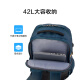 Meilv Luggage Fashion Casual Multifunctional Sports Backpack Large Capacity Backpack QT5 Dark Blue